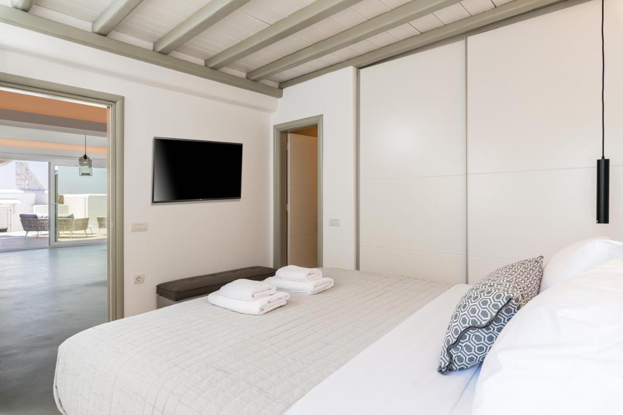 In Mykonos - 6 Bedroom - 1km From - Infinity Pool - Sunset View Pousada *