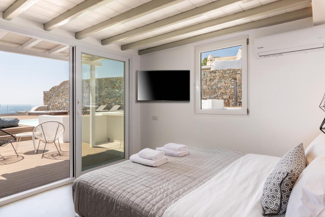 Pousada In Mykonos - 6 Bedroom - 1km From - Infinity Pool - Sunset View