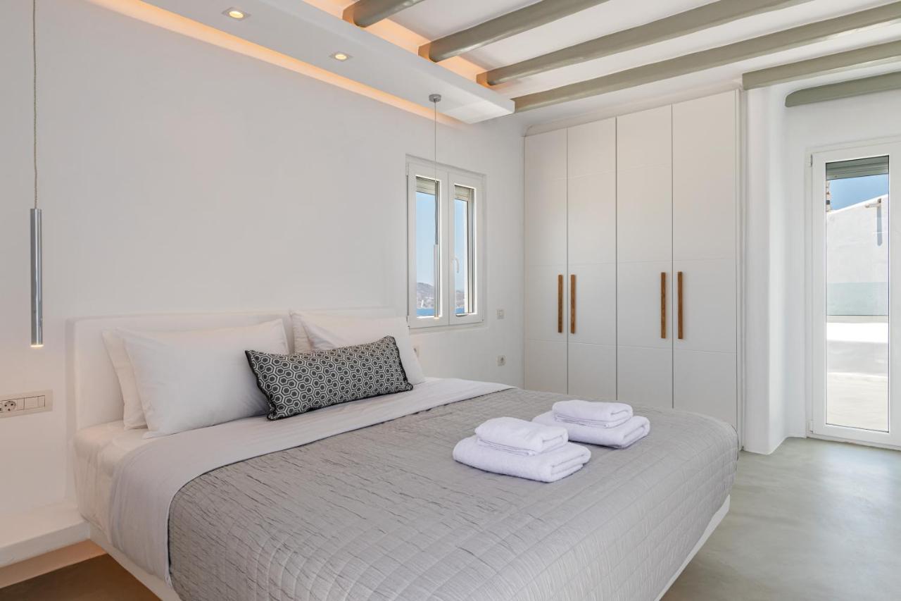 In Mykonos - 6 Bedroom - 1km From - Infinity Pool - Sunset View Pousada *